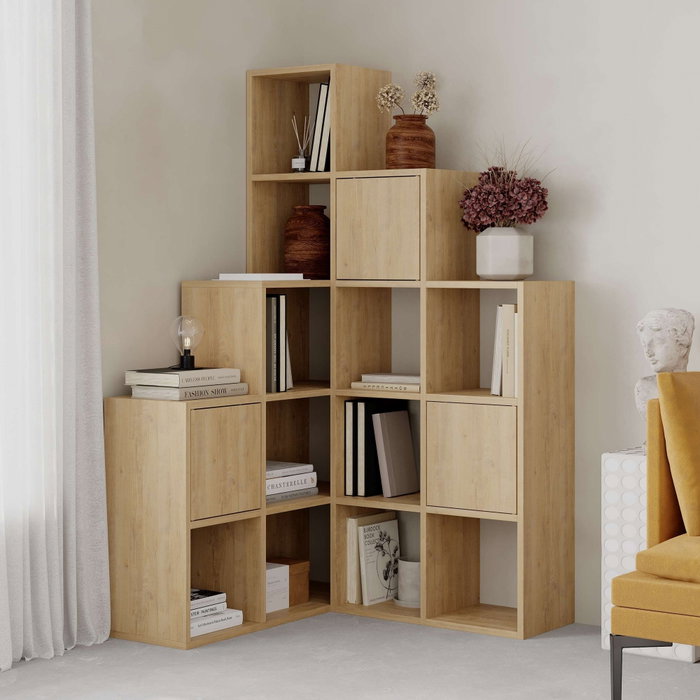 Hanah Home Paleo Estantería Zafiro y Roble